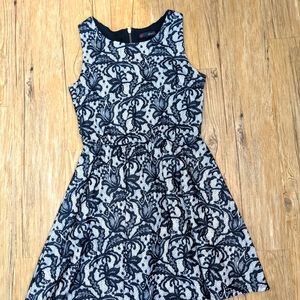 Heart Soul Youth Black & White lace Dress